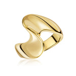 Load image into Gallery viewer, Yellow Gold Chunky Twisted Wave Ring
