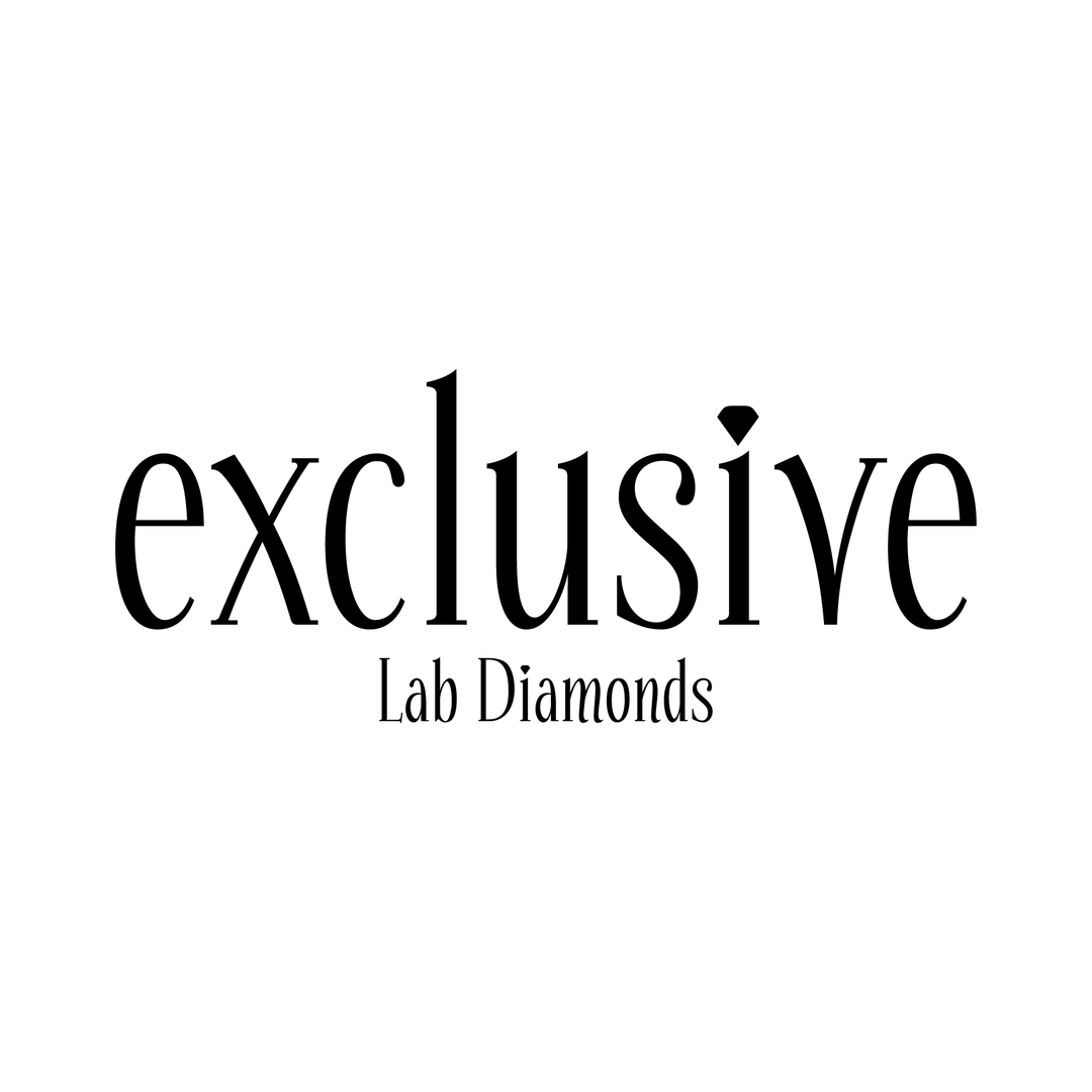 exclusive Lab Diamonds logo in black on a white background