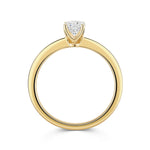 Load image into Gallery viewer, 9ct  Yellow Gold  Half Carat Solitaire Lab Diamond Ring - 4  Claw Set-Exclusive Lab Diamonds 
