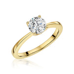 Load image into Gallery viewer, 9ct  Yellow Gold One Carat Solitaire Lab Diamond Ring - 4  Claw Set-Exclusive Lab Diamonds 
