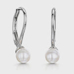 Load and play video in Gallery viewer, Sterling Silver Pearl French Hook Set Earrings- JOOLS by Jenny Brown
