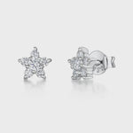 Load and play video in Gallery viewer, Sterling Silver Small  Star Stud Earrings-JOOLS by Jenny Brown
