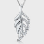 Load and play video in Gallery viewer, Sterling Silver Leaf Pendant - JOOLS By Jenny Brown
