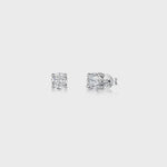 Load and play video in Gallery viewer, Sterling Silver Solitiare Stud Earrings 4mm- JOOLS by Jenny Brown
