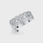 Load and play video in Gallery viewer, Sterling Silver   S Shape Cubic Zirconia Ring
