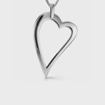 Load and play video in Gallery viewer, Sterling Silver Small Dali Heart Pendant-JOOLS by Jenny Brown
