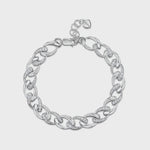 Load and play video in Gallery viewer, Sterling Silver Twisted  Chunky Link Bracelet
