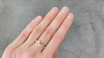 Load and play video in Gallery viewer, Yellow Gold Four Stone Bubble Ring
