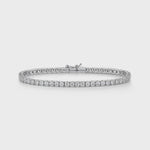 Load and play video in Gallery viewer, STERLING SILVER AND CUBIC ZIRCONIA 5.90 CARAT LINE BRACELET-JOOLS by Jenny Brown

