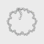 Load and play video in Gallery viewer, Sterling Silver Boodles Raindance Style Bracelet Set With Cubic Zirconia Stones - JOOLS By Jenny Brown
