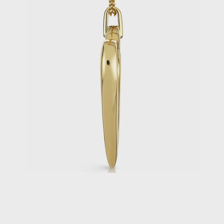 Yellow Gold Dali Heart Pendant-JOOLS by Jenny Brown