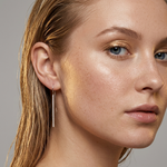 Load image into Gallery viewer, Sterling Silver Long Stick Earrings

