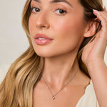 Load image into Gallery viewer, Sterling Silver Solitaire  Bar Pendant-JOOLS by Jenny Brown
