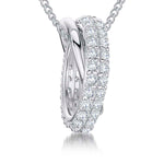 Load image into Gallery viewer, Sterling Silver  Interlocking Ring Pendant
