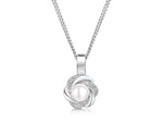 Load image into Gallery viewer, Sterling Silver  Swirl Necklace With A Pearl Centre-JOOLS by Jenny Brown
