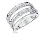 Load image into Gallery viewer, Sterling Silver Wide Open Band Ring
