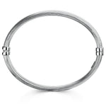 Load image into Gallery viewer, Sterilng Silver Ridged Bangle-JOOLS by Jenny Brown

