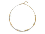 Load image into Gallery viewer, 9ct White &amp; Yellow Gold Full Collar Necklace
