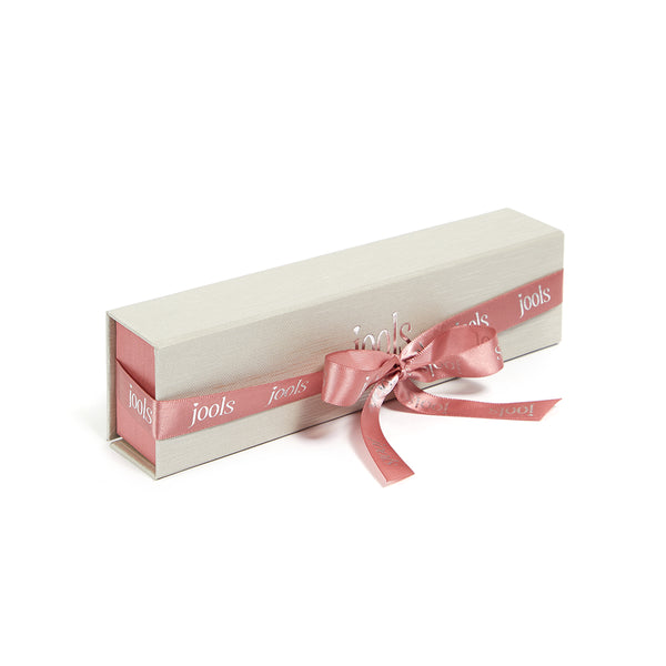 Sterling Silver Bracelet With Central Open Cubic Zirconia Circle