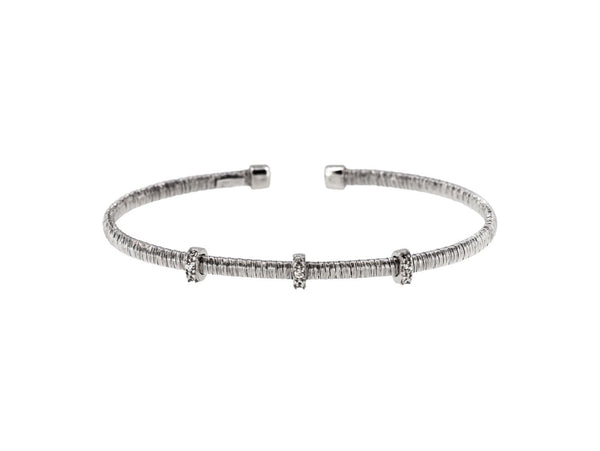 Sterling Silver Strand Cuff  BangleBangles - JOOLS By Jenny Brown