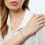 Load image into Gallery viewer, Yellow Gold 6.45ct Graduating Tennis Line Bracelet
