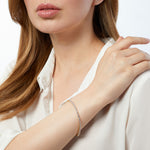 Load image into Gallery viewer, Yellow Gold Tennis Bracelet Set With 2.5 mm Cubic Zirconia's-JOOLS by Jenny Brown
