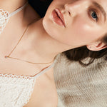 Load image into Gallery viewer,  Yellow Gold Round Solitaire Pendant- JOOLS by Jenny Brown
