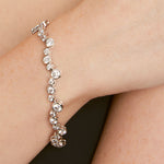 Load image into Gallery viewer, Sterling Silver Boodles Raindance Style Bracelet Set With Cubic Zirconia Stones - JOOLS By Jenny Brown
