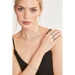 Load image into Gallery viewer, Sterling Silver Boodles Raindance Style Bracelet Set With Cubic Zirconia Stones - JOOLS By Jenny Brown
