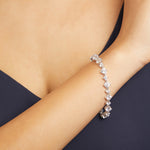 Load image into Gallery viewer, Sterling Silver Line Bracelet Set
