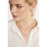 Load image into Gallery viewer, Sterling Silver Pear Drop Shape Stud Earrings - JOOLS By Jenny Brown
