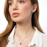 Load image into Gallery viewer, Sterling Silver Cushion Cut Cubic Zirconia Earrings - JOOLS By Jenny Brown
