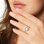 Load image into Gallery viewer, Sterling Silver Solitaire 2 Carat Cubic Zirconia Ring - JOOLS By Jenny Brown
