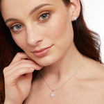 Load image into Gallery viewer, Sterling Silver Small North Star Necklace
