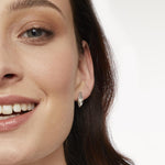 Load image into Gallery viewer, Sterling Silver And Pearl Earrings Marquise Shape Earrings - JOOLS By Jenny Brown
