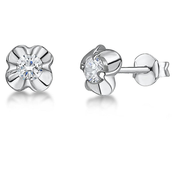 STERLING_SILVER_AND_WHITE_ZIRCONIA_FLOWER_EARRINGS_WITH_A_ZIRCONIA_CENTRE_