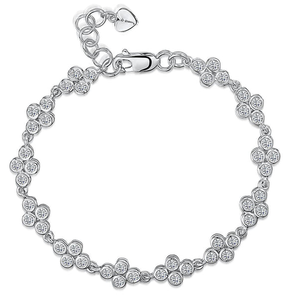 Sterling Silver Bubble Link Bracelet - JOOLS By Jenny Brown