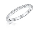 Load image into Gallery viewer, Sterling Silver  Full Eternity Ring 
