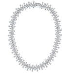 Load image into Gallery viewer, Sterling Silver Necklace Set With Scattered Cubic Zirconia Stones- JOOLS By Jenny Brown

