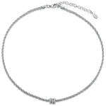 Load image into Gallery viewer, Sterling Silver Diamond Cut Twist Full Necklace
