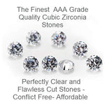 Load image into Gallery viewer, Sterling Silver Teardrop Cage Pendant With Inset Cubic Zirconias
