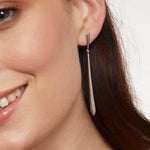 Load image into Gallery viewer, Sterling Silver Large Tear Drop Polished Earrings
