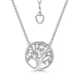 Load image into Gallery viewer, Sterling Silver Tree Of Life Fixed Chain Necklace- JOOLS By Jenny Brown
