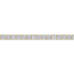 Load image into Gallery viewer, Yellow Gold 3.75ct Cubic Zirconia Tennis Bracelet-JOOLS By Jenny Brown
