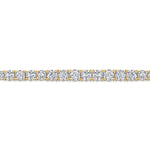Load image into Gallery viewer, Yellow Gold 6.45ct Graduating Tennis Line Bracelet
