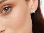 Load image into Gallery viewer, STERLING SILVER AND ZIRCONIA STAR STUD Earrings - JOOLS By Jenny Brown

