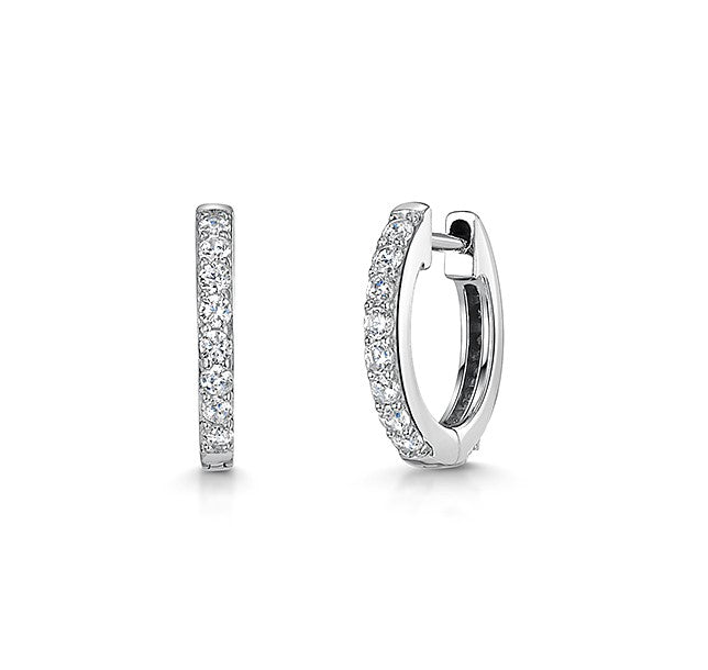 Sterling Silver Small Huggie Earrings