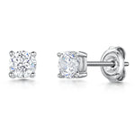 Load image into Gallery viewer, Sterling Silver Solitiare Stud Earrings 5mm- JOOLS by Jenny Brown
