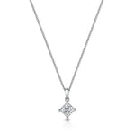 Load image into Gallery viewer, Sterling Silver Offset Square Pendant
