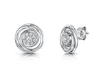 Load image into Gallery viewer, Sterling Silver Swirl Studs

